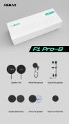 Asmax F1 PRO audio kit B 40mm pro druhou helmu